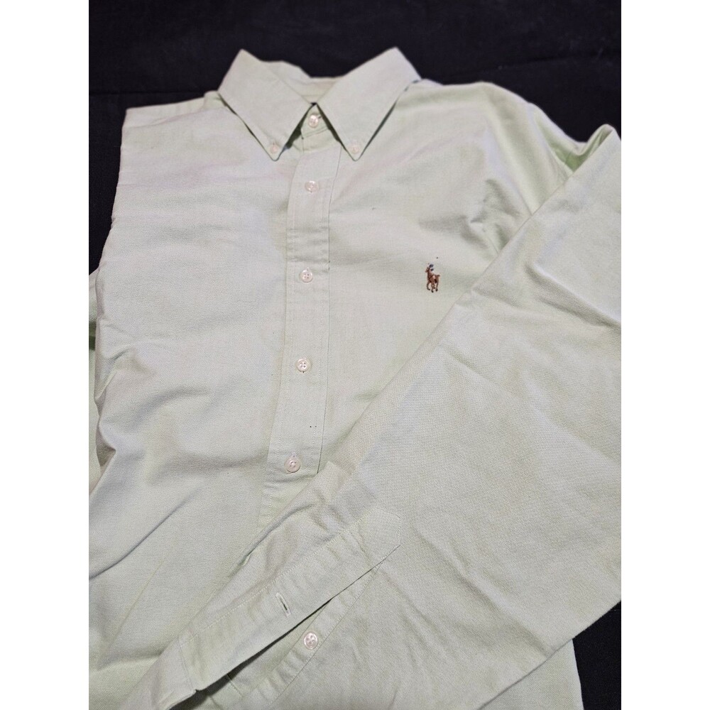 Polo by Ralph Lauren Men's Soft Mint Yarmouth L/S Button Up Shirt  17 1/2  34-35